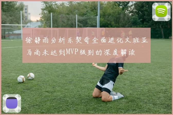 徐静雨分析东契奇全面进化文班亚马尚未达到MVP级别的深度解读